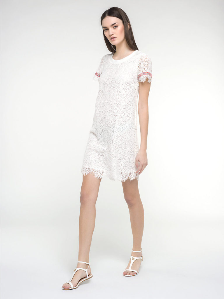 Trendy white dress